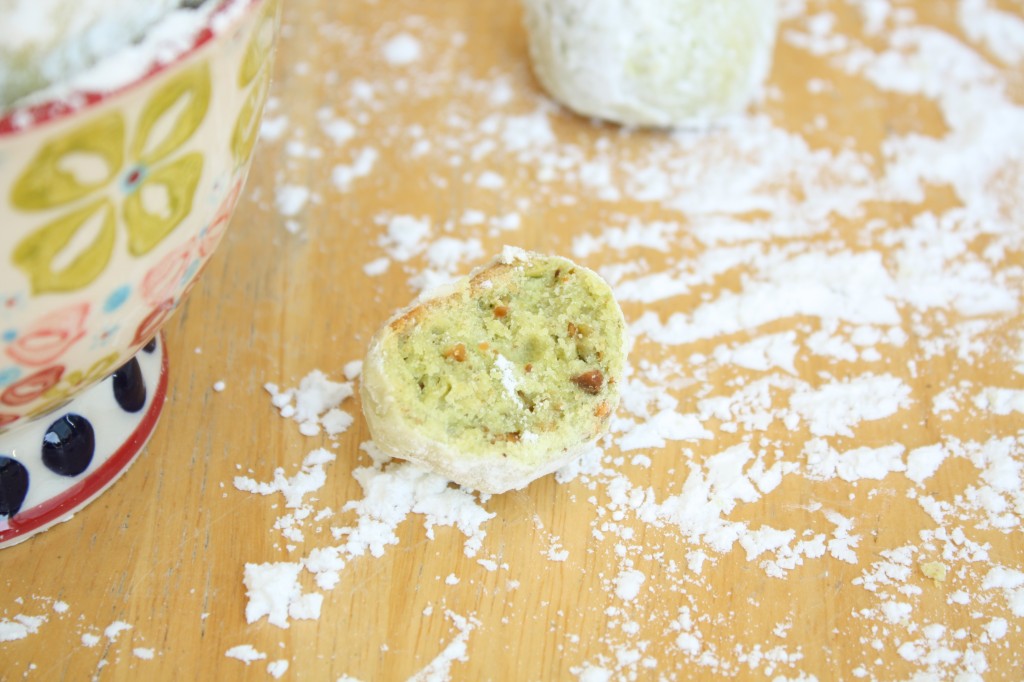 Pistachio Russian Tea Cakes