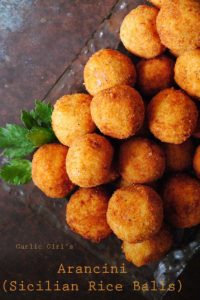 Garlic Girl's Arancini (Sicilian Rice Balls)
