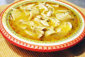 Chicken Soup with Homemade Noodles