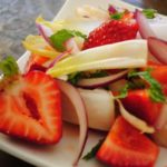 Refreshing Strawberry Endive Salad with Mint