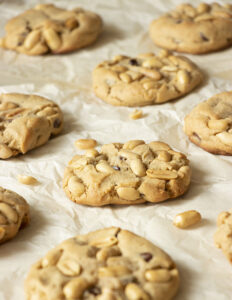 Roasted Peanut Peanut Butter Cookies