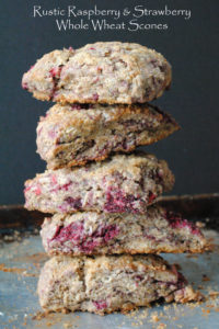 Red Berry Whole Wheat Scones