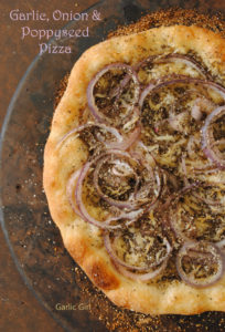 Onion and Poppyseed Pizza