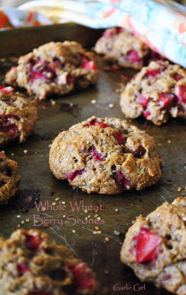 Whole Wheat Berry Scones Garlic Girl