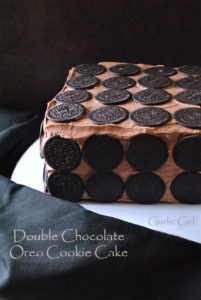 Double Chocolate Oreo Cookie Cake