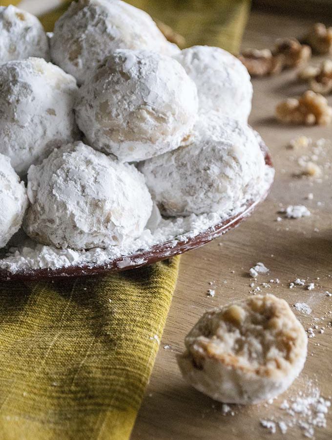 Easy and Buttery Walnut Snowball Cookies